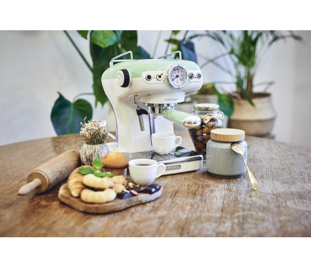 Ariete Vintage Collection Green Ekspres kolbowy ciśnieniowy 1389/14 - 1040752 - zdjęcie 6